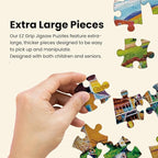 MasterPieces - 500 Piece Jigsaw Puzzle, Large EZ Grip Shapes, The Bird’s Nest, Fun for Adults, Seniors, Family, Kids, 19.25" x 26.75"