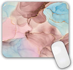Mouse Pad, Gaming Mouse Pad, Non-Slip Rubber Base Mouse Mat with Designs for Laptop, Computer & Office, 9.5 x 7.9 x 0.12 inches (Marble 8)
