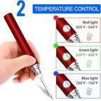 Portable soldering iron, 1100 mAh battery, rechargeable, suitable for home appliance repair, electronic components tin soldering repair, DIY handmade