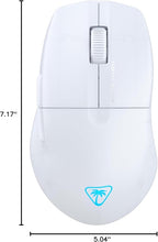 Turtle Beach Pure Air - Ultra-Light Wireless Ergonomic RGB Gaming Mouse, 26K DPI Optical Sensor, 125 Hour Battery, Dual Wireless System, Titan Optical Switches, Bluetooth, RGB Illumination - White