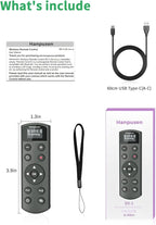 for Nikon Camera Remote Control, Hanpusen Rechargeable Wireless Shutter Release with OLED Screen for Nikon Z6 III/Zf/Z5II/Z50/Z50 II/Z fc/P1000/P1100/P950/B600/A1000/Z6 II/Z30/Z5/Z7 II, Replace ML-L7