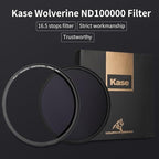 Kase Wolverine 95mm ND100000 16.5 Stop Magnetic Neutral Density Filters Incl Adapter