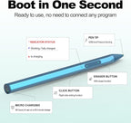 Stylus for HP Envy X360 Pavilion x360 Specter X360 Spectre x2 Envy x2 Touchscreen Laptop Rechargeable MPP 2.0 Tilt Pencil 4096 Pressure Sensitivity Using The Microsoft MPP Protocol,Blue