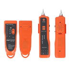 Goeco Ethernet Network Toner RJ11 RJ45 Network Cable Tester LAN Tracker Wire Finder Cat5 Cat6 with 2 Network Wire Stripper Toolkit Orange