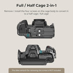 SmallRig Camera Cage Advanced Kit for Blackmagic Design Cinema 6K, Only for BMCC 6K, with Top Handle, Rotating Side Handle, SSD Bracket, Cable Clamp, Lens Mount Adapter, 15mm Rods and Baseplate - 4575