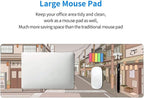 Tokyo Street Anime Kawaii Large Gaming Mousepad XXL Beige Cute Desktop Laptop Keyboard Mouse Mat Desk Pad Big 31.5''x15.7'' with Stitched Edges Non-Slip Rubber Base