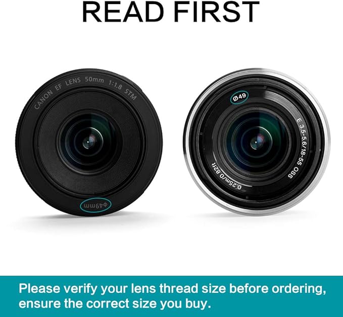 58mm Graduated Color Filters Kit 9 Pieces Gradual Colour Lens Filter Kit Set Accessory for Canon Nikon Sony Pentax Olympus Fuji DSLR Camera + Lens Filter Pouch +Lens Cleaning Cloth