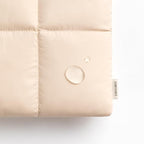 Comfyable Puffy Laptop Sleeve 13 Inch 14 Inch, Quilted Puffer Laptop Carrying Case, Pillow Case Compatible with MacBook Air M4 2025 M3 M2 M1, MacBook Pro M4 Pro/Max, Beige