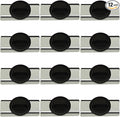 Magnet Zip Tie Mount Magnetic Zip Ties Mount Holder Strong 1-Second Magnetic Snap Installation Heavy-Duty Waterproof Cable Tie Mounts for Car Boat Workshop Industrial Organizing (12 Piece)