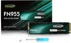 FN955 1TB NVMe SSD M.2 2280 PCIe Gen4x4, Up to 7300MB/s, 3D NAND TLC Flash Internal Solid State Drive, Configure SLC Cache, Storage and Memory Expansion for PS5 Laptop Desktop