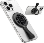 TAURI for Magsafe Suction Phone Grip - Universal Magnetic Suction Grip, 360° Rotating Hands-Free Holder, Silicone Suction Grip for iPhone 16 Pro Max/15/Android/S25,Black