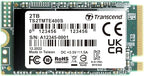 Transcend 2TB MTE400S M.2 2242 PCIe Gen3x4 SSD, Compatible with Ultra-Thin Laptops, Dram-Less Low Power, Up to 2000MB/s, TLC - TS2TMTE400S