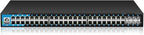48 Port Gigabit PoE Switch Managed, with 48 PoE+ Ports @400W, 6 10G SFP Slots, IPv6 Static Routing, Desktop or Rackmount