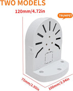 Indoor Outdoor Camera Bracket ABS Plastic Wall Mount L-Shaped Bracket for Security Dome IP Camera Mounting, Junction Box Cable Management (2.5in-SL-3PACK)