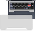 Kado Lift Riser Acrylic for External Keyboard, Frosted Transparent, Office Gaming Laptop Keyboard Cover Mechanical 40%/60%/65%/70% Stand Holder Made for MacBook Air/Pro 13"/14"/15"/16"