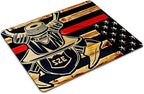 Firefighter American Flag 001 Mouse pad Customized Mousepad Non-Slip Rubber Base Mouse Pads for Computers Laptop Office Desk Accessories Mouse pad