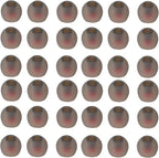 36 Pieces Small Earbud Tips Soft and Comfortable Ear Bud Replacement Pieces Silicone Fit Most in-Ear Headphones，Inner Hole 3.8mm -5.5mm，Small Black and Red Replacement Eartips