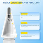 8 Pack for Apple Pencil 2nd Generation Tips,Upgraded Replacement Pencil Nibs for Apple Pencil Tips and Apple Pencil 1st Generation,Accessories Compatible with Apple Pencil 2 Gen iPad Pro Pencil Tips