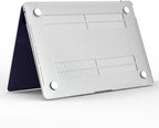 Anban Compatible with MacBook Pro 13 inch Case M2 M1 2025-2016 A2338 A2251 A2289 A2159 A1989 A1706 A1708, Plastic Hard Shell+Keyboard Cover+Screen Protector for MacBook Pro 13.3 inch Case, Shiny Pearl