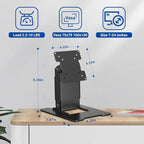 Touch LCD Monitor&All in One PC Stand All Metal Holder Sturdy with VESA Hole 75x75mm&100x100mm