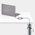 StarTech.com Universal Laptop Lock 6.6ft (2m), Security Cable for Notebooks Compatible with Noble Wedge/Nano/K-Slot, Keyless Combination Locking Cable, Cut-Resistant Cable, TAA (UNIVC4D-LAPTOP-LOCK)
