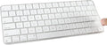 Allinside Silicone Keyboard Cover for iMac Magic Keyboard A2449/A2450, Protective Skin for iMac 24" Wireless Keyboard Released in 2021, US Layout, Transparent