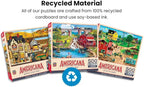 MasterPieces - 500 Piece Jigsaw Puzzle, Large EZ Grip Shapes, Labor Day, Fun for Adults, Seniors, Family, Kids, 19.25" x 26.75"