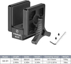 FANAUE GS-01Arca Swiss Rifle Saddle Mount, Hunting Tripod Clamp with Quick Release Plate, Shooting Tripod Rest, Enhanced Accuracy Ball Head & Adapter for Hunting and Shooting
