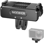 NEEWER Magnetic Mount Adapter Compatible with DJI Osmo 360 / Action 5 Pro/4/3, Upgraded Metal Quick Release Action Camera Mount Vlogging Accessories with 1/4" Tripod Thread, AC011