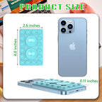 Silicone Suction Phone Holder Mount,Silicon Adhesive Phone Accessory for iPhone and Android, Hands-Free Mirror Shower Phone Holder,TikTok Videos and Selfies (Light Blue, Single Sided)
