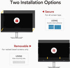 BERSEM 28 Inch Monitor Computer Privacy Screen Filter for 16:9 Ratio Removable Monitor Anti-Glare & Privacy Filters for 28 Inch, Anti Blue Light, Anti-Spy, Anti-Scratch, UV-Blocking