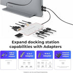 Dock for 16" Apple MacBook Pro - Docking Station - Connect Dual Displays w/Two Thunderbolt 4 USB-C Ports - Mac Docking Station Hub - Supports MacBook Pro 16 (2021-2024, M1,M2,M3,M4 Pro & Max)