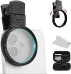 52mm Clip-on CPL Phone Camera Filter Kit, Circular Polarizer Filter, CPL Polarizer Phone Camera Lens Filter for iPhone Samsung/Android Smartphones
