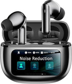 Wireless Earbuds, Ear Buds Active Noise Cancelling with Charging Case, 6.0 Bluetooth Earbuds with AI Clear Calls, 40H Playtime for Sports & Working, Stereo Sound Headphones for iPhone/Android/iPad