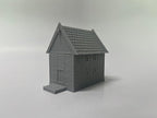HAUTICO Tabletop Miniature Little Town Building Terrains for RPG War Games - 18mm Scale Scenery with Medieval Style, Dioramas Building Set, Paintable