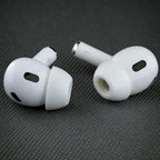 Comply TrueGrip MAX | Premium Memory Foam Replacement Earbud Tips for Apple AirPods Pro 1 & 2 | Long Lasting Comfort, Extreme Durability, Secure Fit, Superior Noise Isolation| White (Large) (1 Pair)