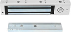 Smart Door Access Control System 600lbs Magnetic Lock Kit with Tuya App & Remote Control, Stainless Steel Exit Button, Power Supply and Built-in Alarm Beeper