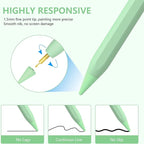 Stylus Pen for iPad 2018-2023 with Palm Rejection, Active Pencil for iPad 10th/9th/8th/7th/6th Generation, for iPad Pro 11/12.9 inch, for iPad Air 5th/4th/3th Gen, for iPad Mini 6th/5th Gen (Green)