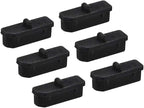 uxcell 6 Pcs Clear Ethernet Hub Port Display Port Adapter Anti Dust Cover Cap Protector Plug