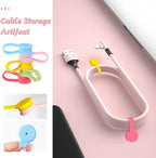 Viaky Magnetic Twist Ties 6-Pack, Multicolor Cable Clips Cord Organizers, Reusable Magnet Wrap Straps For Earphones, USB Cables, Bookmarks, Keychains – Macaron Colors