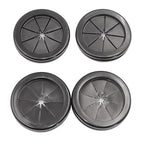 2 Inch Rubber Grommets for Wiring, 2 Inch Drill Hole, 1-11/16 Inch ID, Firewall Grommets Automotive Cable Cords Hoses Protection, Double-Sided Rubber Plugs for Round Holes, 4 Pcs, 43x50 mm