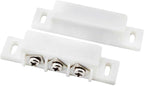 2Pcs Magnetic Reed Switch Wired Surface Mount Normally Closed NC Contact Sensor Alarm Magnetic Door Switch with 2 Wires, PVC, MC-31