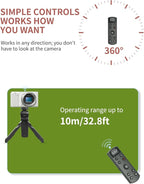 for Sony Camera Remote Control, Hanpusen Rechargeable Wireless Shutter Release with OLED Screen for ZV-E10/ZV-1/A7 III/A7 IV/ZV-1F/A6400/A6700/A6600/A6100/ZV-E1/FX30/A7C II/FX3, Replace RMT-P1BT
