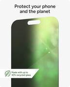 ZAGG InvisibleShield Glass Elite Privacy iPhone 15 Pro Max Screen Protector - 5X Stronger with Reinforced Edges, 2-Way Privacy Filter, Scratch & Smudge-Resistant Surface, Easy to Install