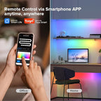 BTF-LIGHTING 2.4G WiFi DR03W RGB SPI Controller RC03RF RF Remote Tuya APP/Smart Life/Google Home/Alexa Control Support WS2812B WS2811 WS2813 WS2815 etc LED Strip STA Mode