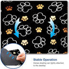Hokafenle Mouse Pad, Cute Dog Paw Mouse Pad Design, Mouse Mat Square Waterproof Mousepad Non-Slip Rubber Base Computer Mouse Pads for Office Home Laptop