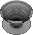 PopSockets Translucent Phone Grip with Expanding Kickstand, PopSockets for Phone, Adhesive Grip, Translucent PopGrip - Translucent Black Smoke