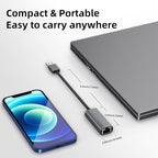 USB 3.0 Ethernet Adapter, WALNEW 1000Mbps Gigabit USB to Ethernet LAN Network Adapter, Aluminum USBA Male to RJ45 Female Cable Converter for MacBook,Chromebook,Surface, Laptop,Desktop,PC