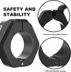 Magnetic Barbell Clamps 2 Inch Olympic – Quick Release Barbell Collars with Anti-Slip TPR Lining | Heavy Duty Weight Clips for Bars for Pro Gym Equipment