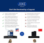 Juke-6 | 6 Zone Audio Amplifier | Wirelessly Controlled Multi-Room Audio System | Compatible with Airplay 2, Spotify Connect, Bluetooth, DLNA